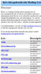 Mobile Screenshot of lists.chicagobooth.edu